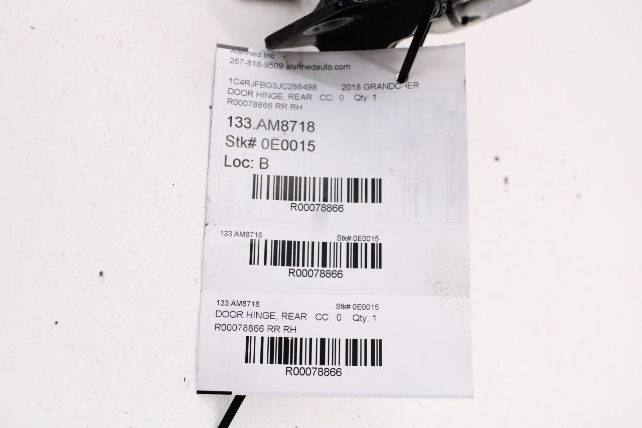 2013-2021 Jeep Grand Cherokee Limited Rear Right Door Hinge Upper and Lower Pair - Alshned Auto Parts