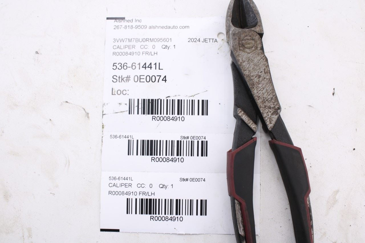 2019-2026 Volkswagen Jetta SE FWD Front Left Disc Brake Caliper Assy 8V0-615-12311