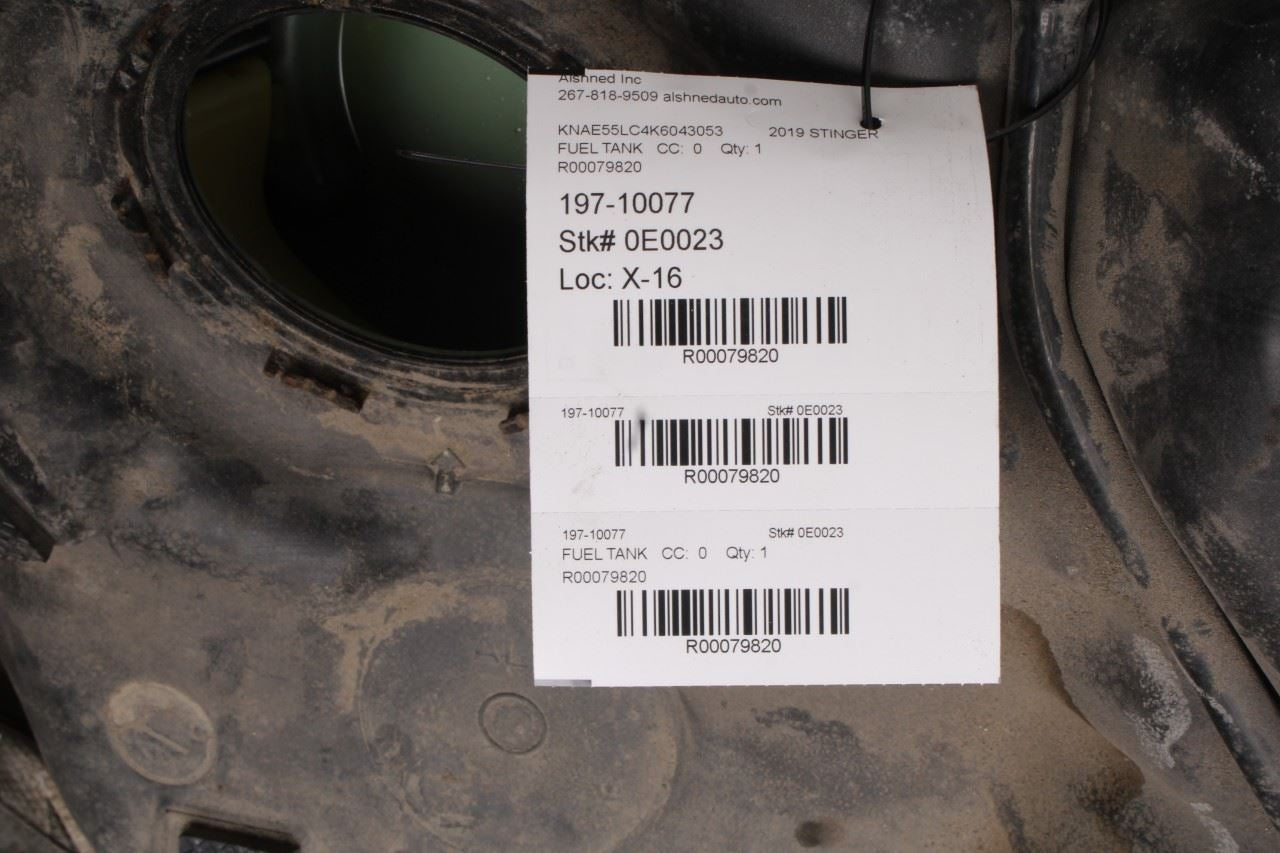 2018-2023 Kia Stinger GT2 AWD 3.3L Fuel Gas Tank 15.9 US Gallons 31150-J5500 OEM - Alshned Auto Parts