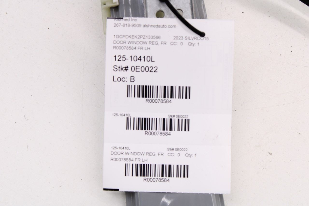 2022-24 Chevrolet Silverado LT-L Front Left Side Door Window Regulator w/ Motor - Alshned Auto Parts