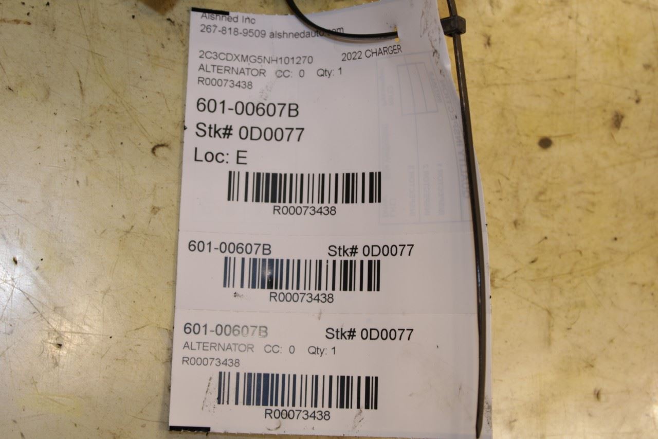 2011-2023 Dodge Charger GT AWD 3.6L Alternator Generator 4801778AF OEM - Alshned Auto Parts