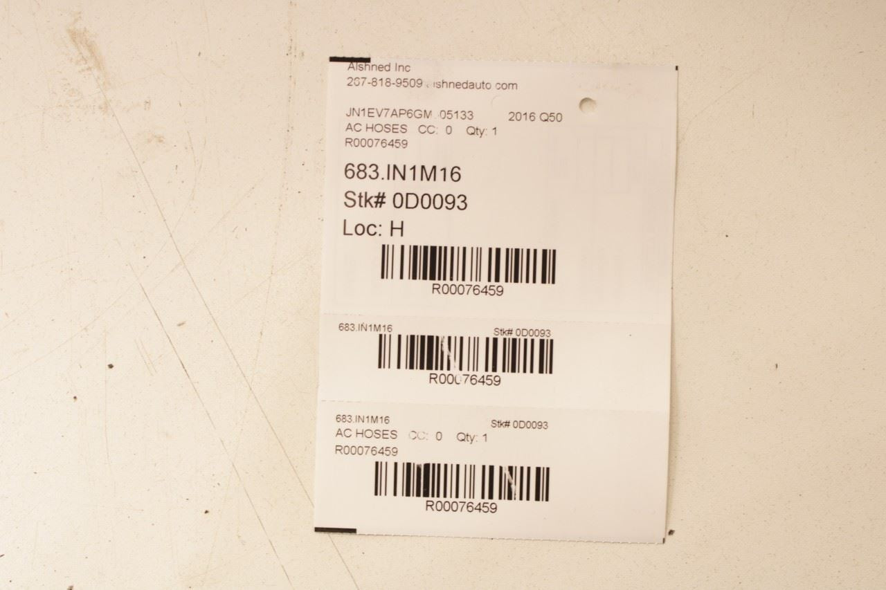 14-20 Infiniti Q50 Premium 3.0L Conditioning Suction Discharge Liquid Line Set - Alshned Auto Parts