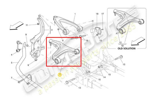 14-17 Maserati Ghibli S Q4 AWD Front Suspension Driver LH Side Lower Control Arm - Alshned Auto Parts