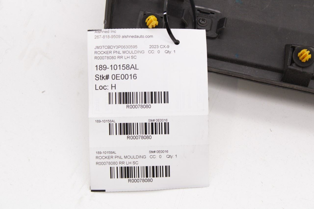 2016-23 Mazda CX-9 Grand Touring Rear Left Door Lower Garnish Molding TK48-51RD1 - Alshned Auto Parts