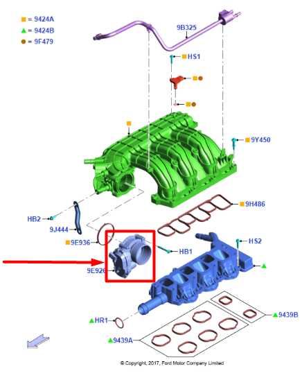2017-2025 Ford F150 3.3L Fuel Injection Throttle Body HL3E-9F991-AA OEM - Alshned Auto Parts