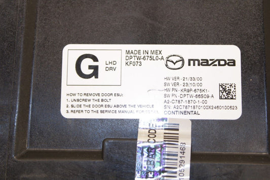 2024-2025 Mazda CX-30 2.5 S Front Left Side Electric Power Supply Control Module - Alshned Auto Parts