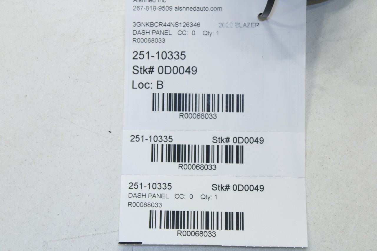 2019-2024 Chevrolet Blazer 2LT Dash Front Right or Left Side Air Vent 84091802 - Alshned Auto Parts