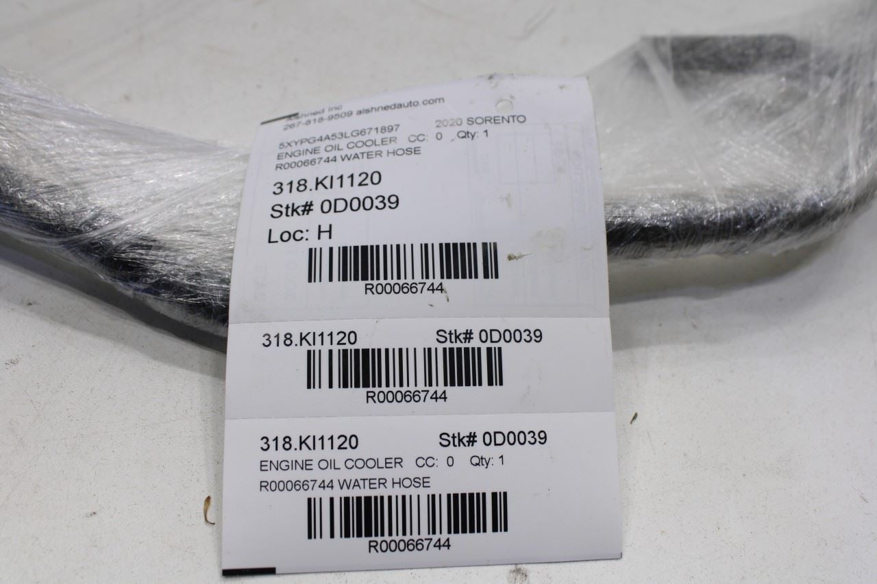 2019-20 Kia Sorento LX 3.3L FWD HVAC AC Heater Water Outlet Hose 97312-C6000 OEM - Alshned Auto Parts