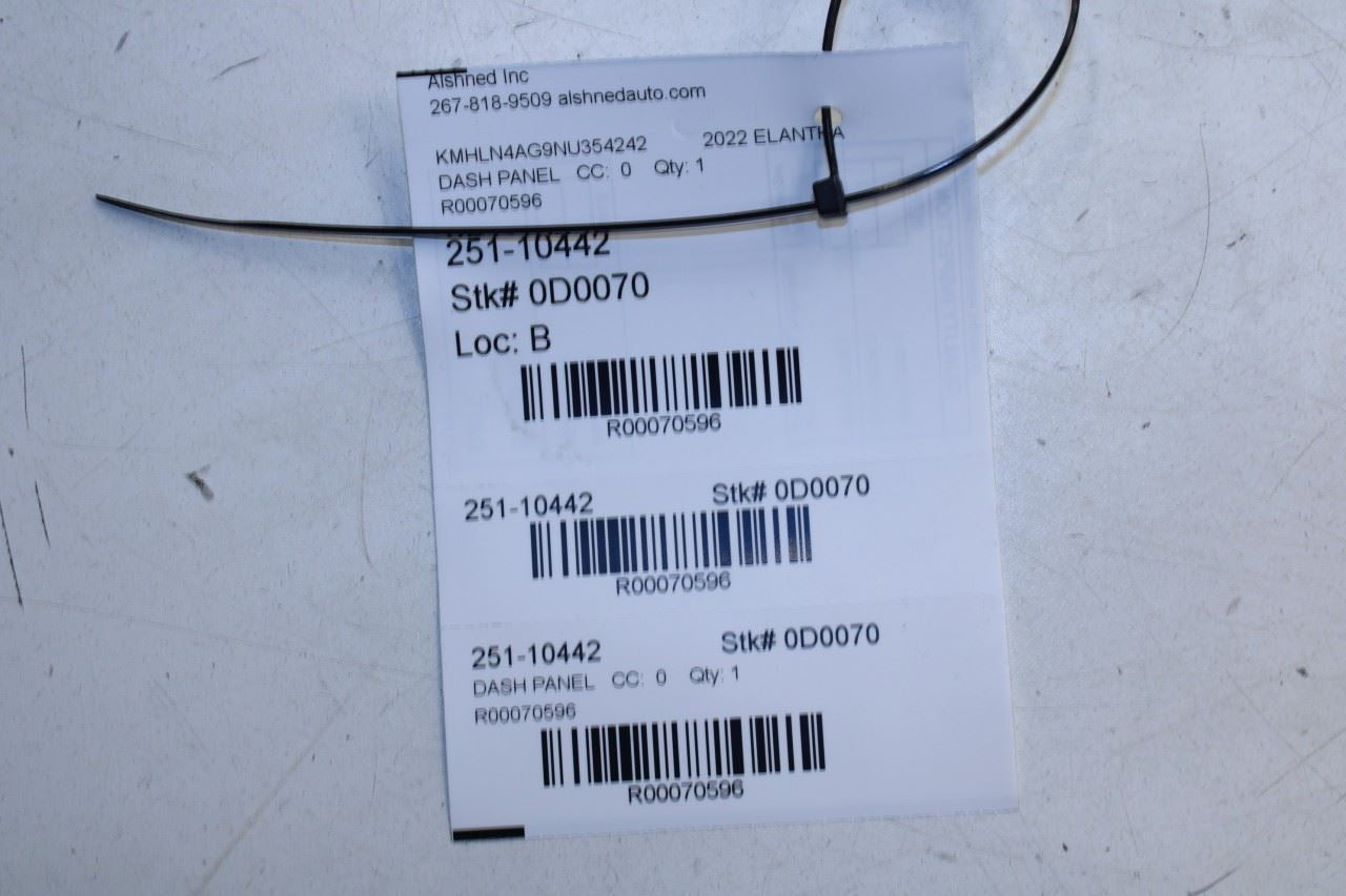 21-23 Hyundai Elantra SEL Dash Lower LH Side Dimmer and Traction Switch w/ Trim - Alshned Auto Parts