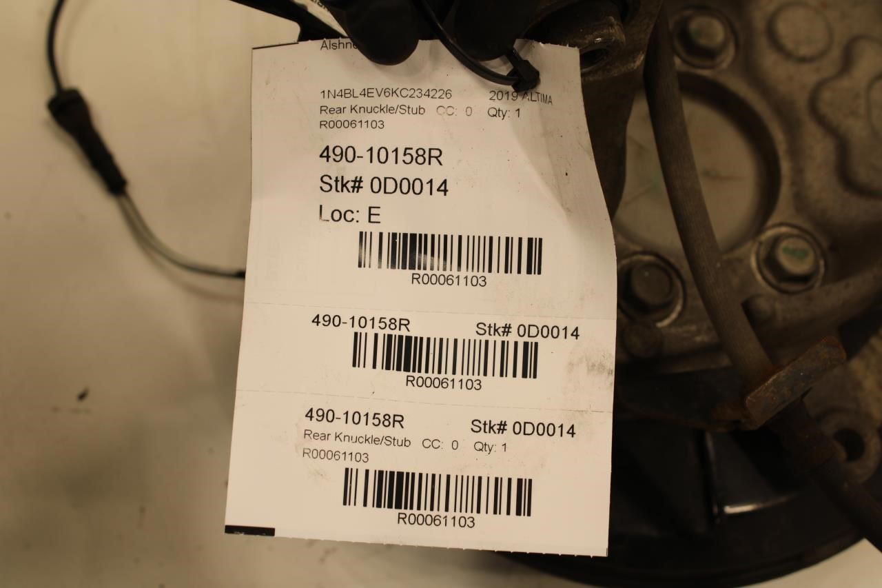 2019-24 Nissan Altima SL FWD Rear Right Side Spindle Knuckle Hub 43018-6CG1A OEM - Alshned Auto Parts