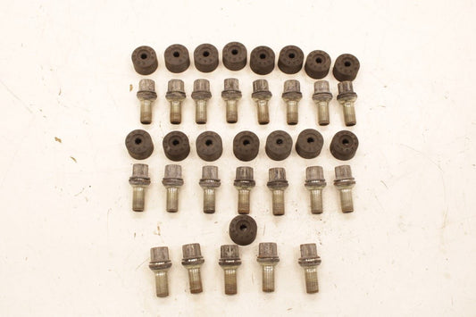 18-25 Volkswagen Atlas S Wheel Lug Nut Bolt Set of 20 w/ Cover Caps WHT-002-438 - Alshned Auto Parts