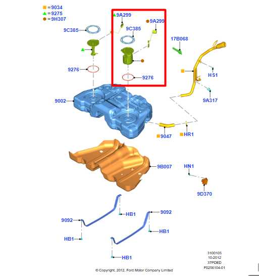2013-2016 Lincoln MKZ 3.7L Fuel Pump Assembly DG93-9H307-FD OEM - Alshned Auto Parts