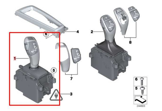 11-17 BMW X3 xDrive28i Auto Transmission Gear Shifter Lever Selector Switch Knob - Alshned Auto Parts