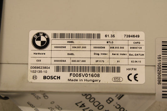 2011-2017 BMW X3 xDrive28i Rear Trunk Lid Liftgate Control Module 61357394649 - Alshned Auto Parts