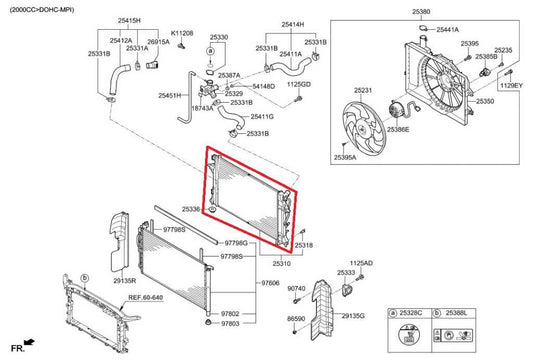16-20 Hyundai Elantra Value Edition 2L Engine Coolant Radiator 25310-F2000 *ReaD - Alshned Auto Parts