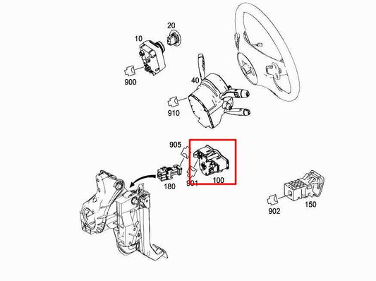 12-15 Mercedes-Benz ML350 3.5L Dashboard Driver LH Side Headlight Control Switch - Alshned Auto Parts