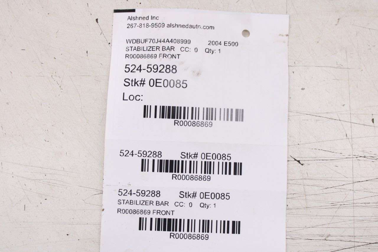 2003-2006 Mercedes-Benz E500 RWD Front Stabilizer Sway Anti-Roll Bar 2113232865 - Alshned Auto Parts
