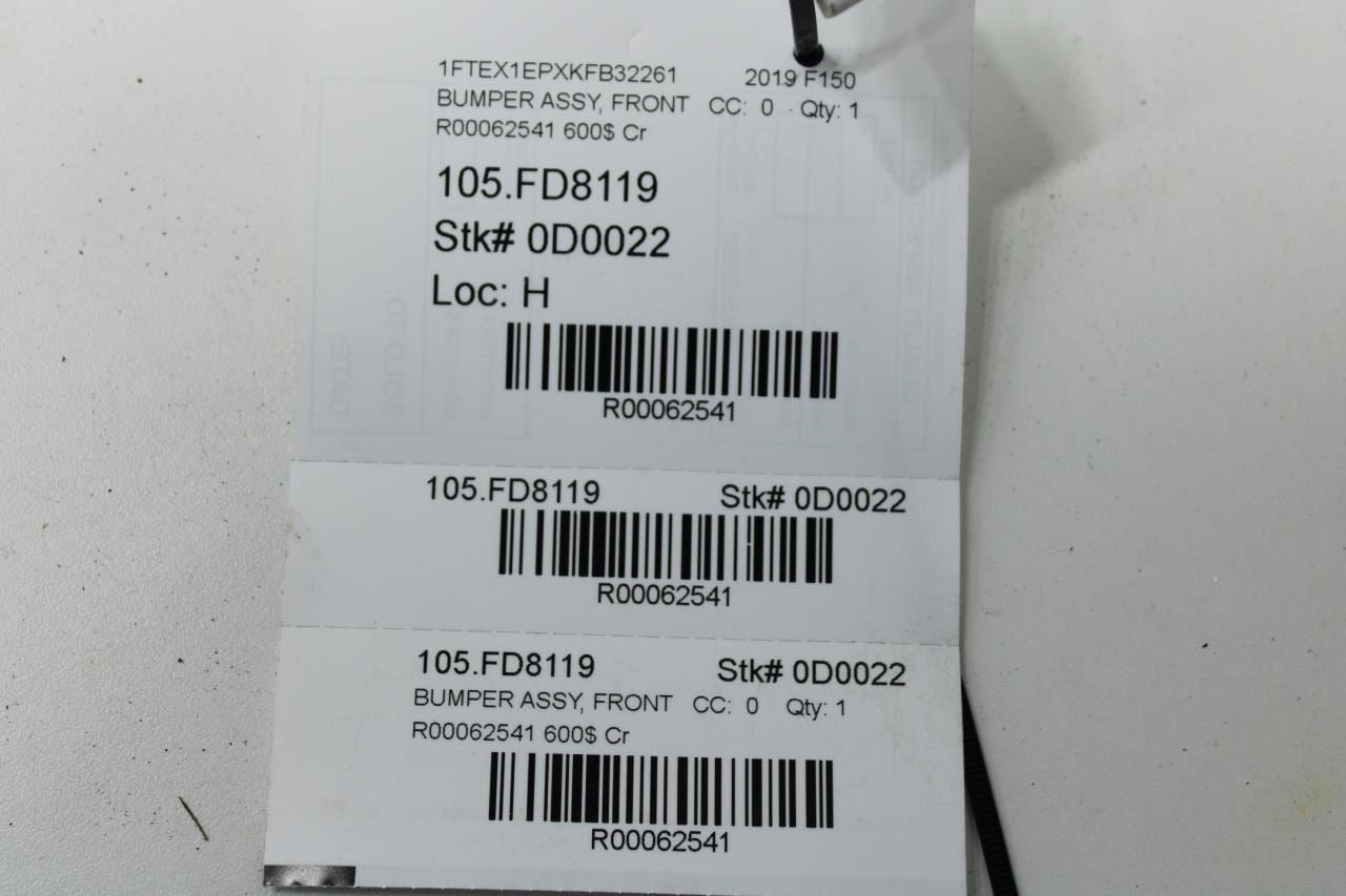 2018-20 Ford F150 XL Front Upper Bumper Trim Cover JL3Z-17D957-BAPTM OEM *ReaD* - Alshned Auto Parts