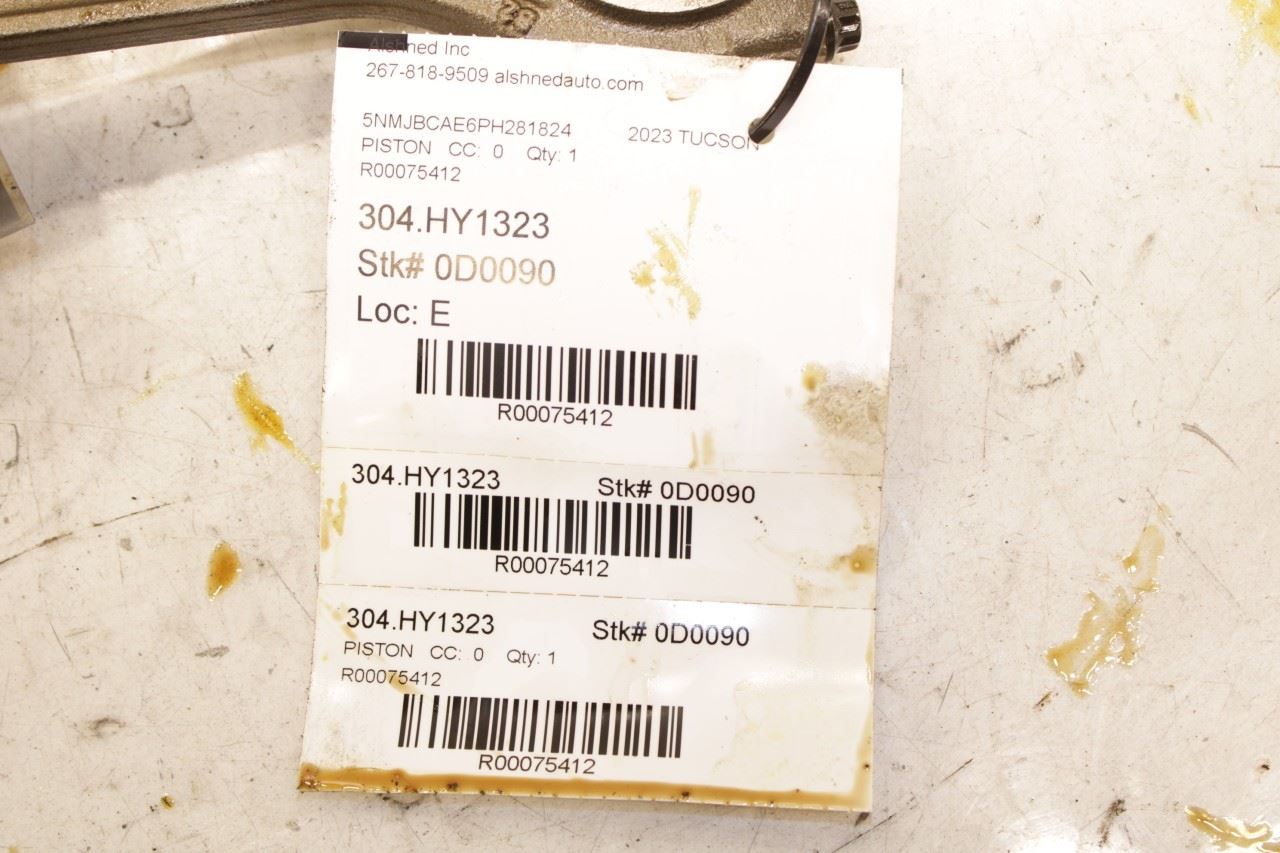22-25 Hyundai Tucson SEL 2.5L Engine Piston No 4 with Connecting Rod 23510-2S010 - Alshned Auto Parts