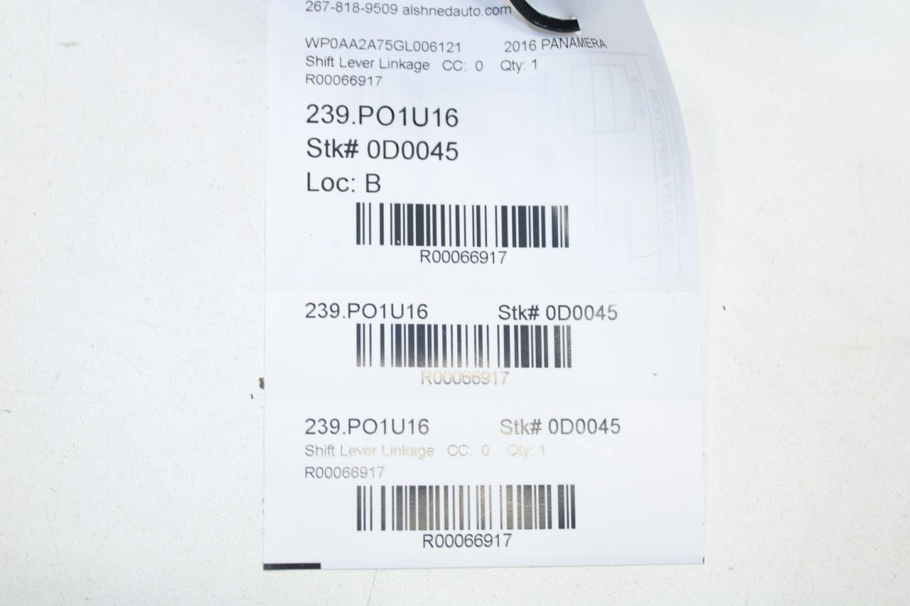 10-16 Porsche Panamera 4 3.6L AWD PDK Automatic Transmission Gear Shifter Lever - Alshned Auto Parts