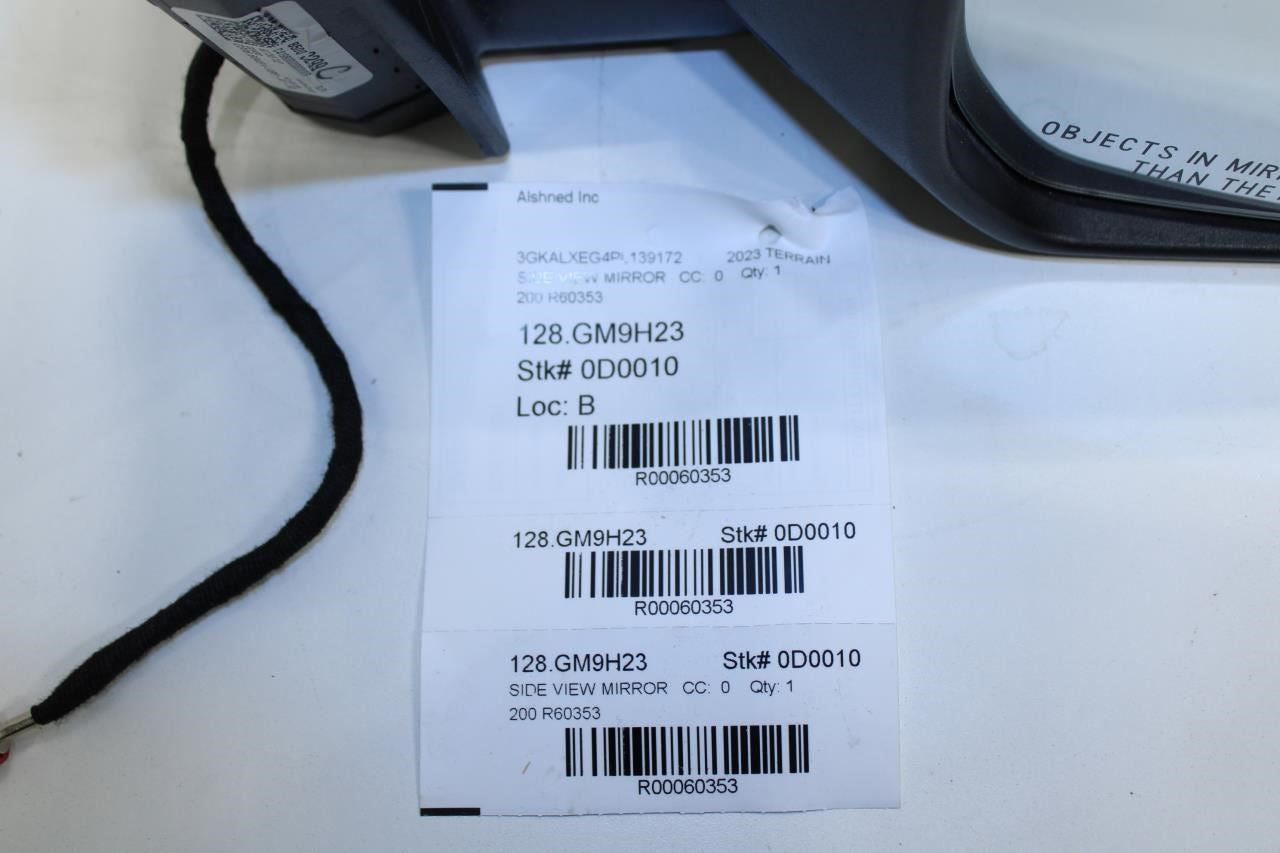 2018-2024 GMC Terrain Denali Passenger Right Side Rear View Mirror 85003299 OEM - Alshned Auto Parts