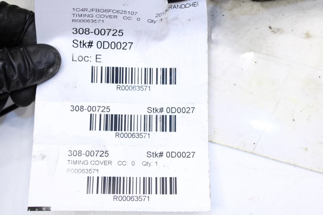 11-15 Jeep Grand Cherokee 3.6L Engine Timing Chain Cover w/ Water Pump 5184495AK - Alshned Auto Parts