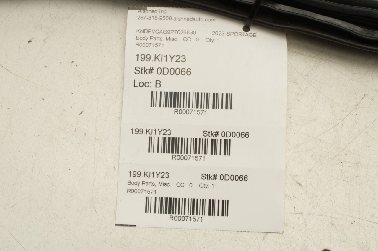2023-25 Kia Sportage Hybrid EX Liftgate Back Door Weatherstrip Seal 81761-P1200 - Alshned Auto Parts