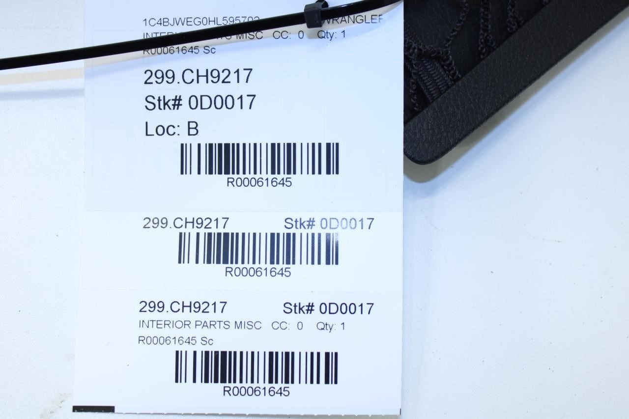 2011-2018 Jeep Wrangler Sahara Dash Center Lower Cargo Net Trim 1RV39TRMAB OEM - Alshned Auto Parts