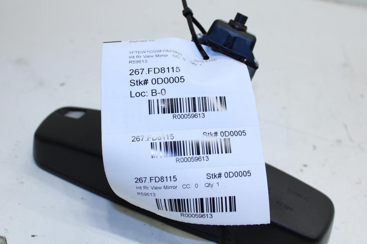2015-2016 Ford F150 Platinum Interior Inside Rear View Mirror FU5A-17E678 OEM - Alshned Auto Parts