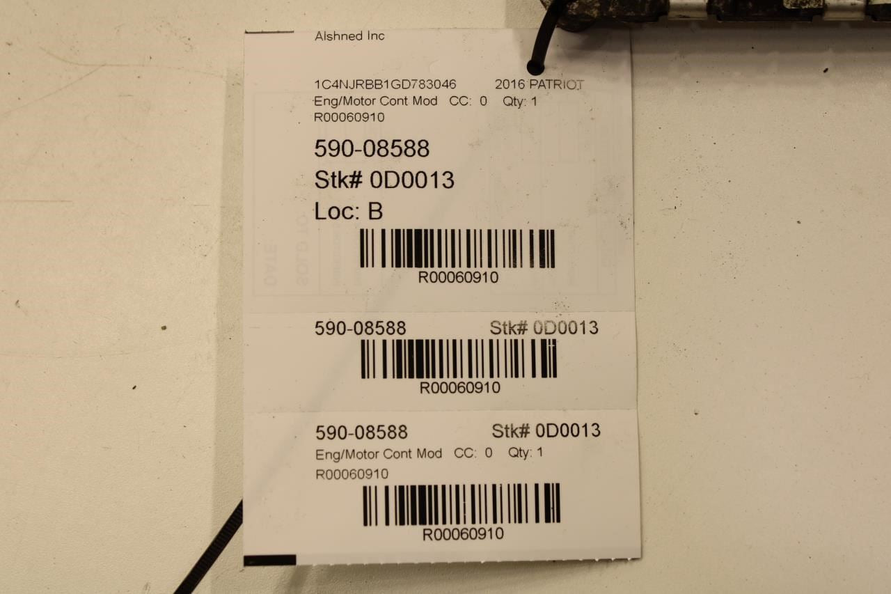 2015-2017 Jeep Patriot Sport SE Engine Computer Control Module ECU ECM 5150941AB - Alshned Auto Parts