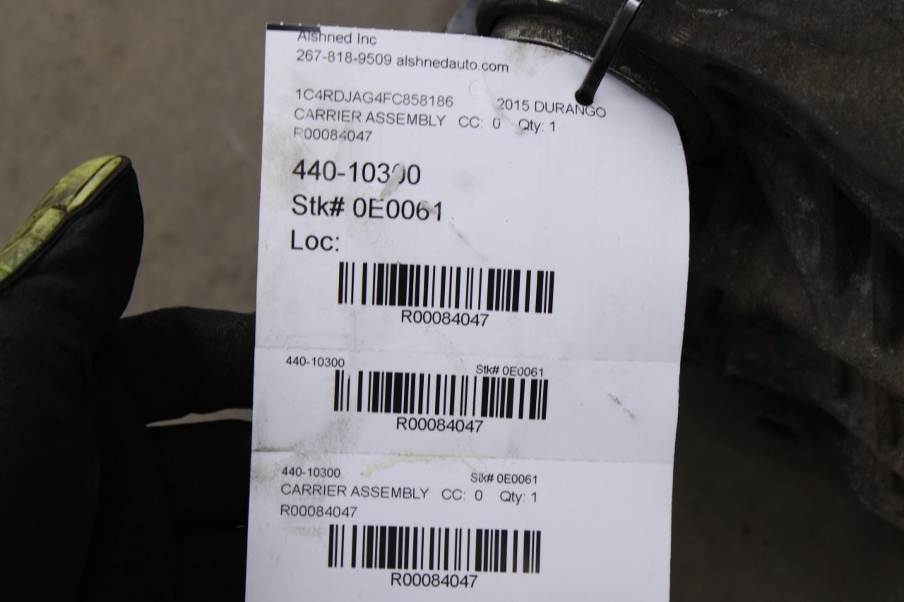 2011-2026 Dodge Durango SXT 3.6L AWD Front Differential Carrier 3.45 ratio 195mm - Alshned Auto Parts