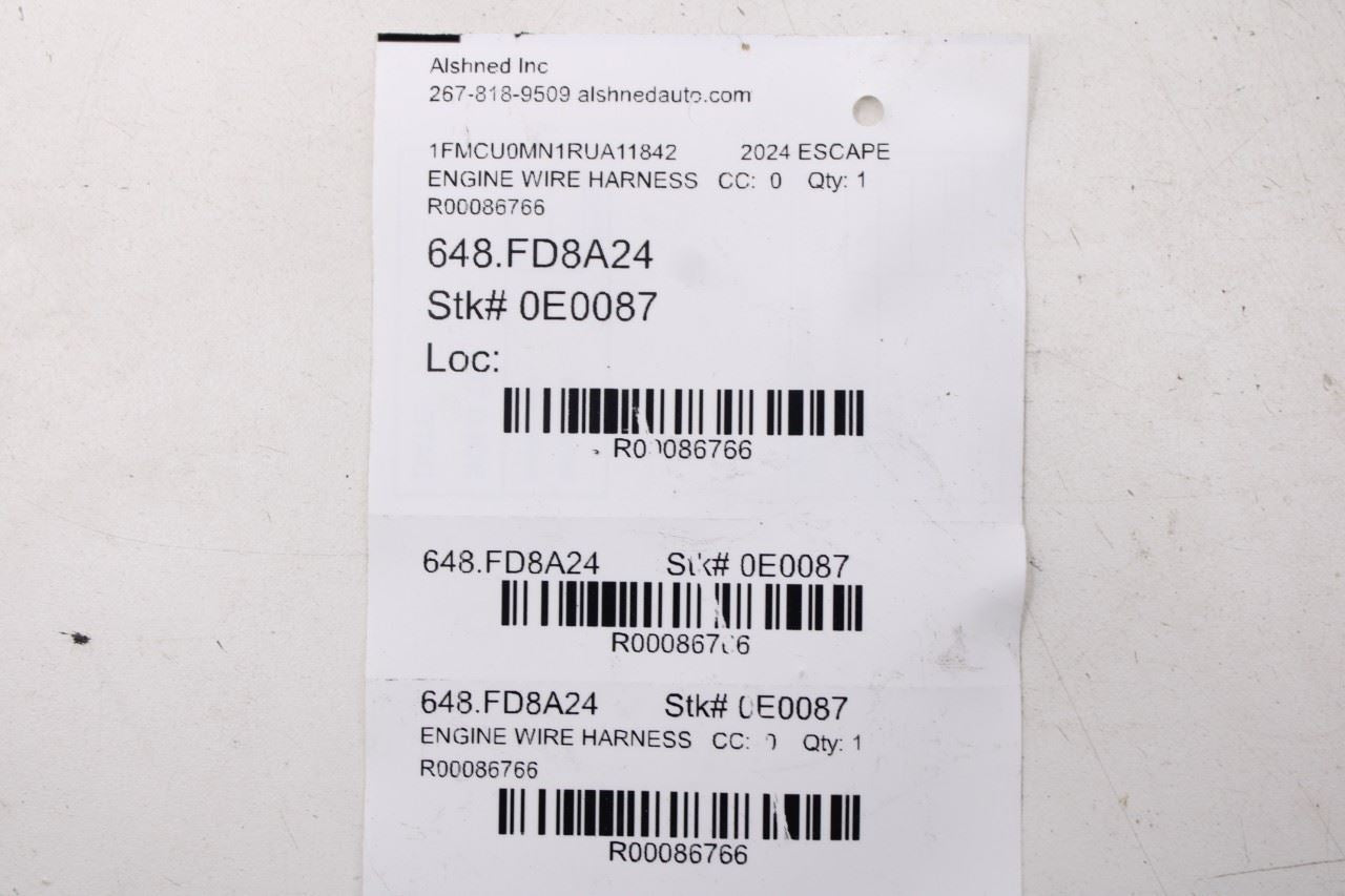 2023-2026 Ford Escape ST 1.5L Engine Wire Wiring Harness PU5Z-12A581-AZP OEM15