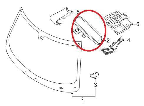 2017-2023 Dodge Charger GT AWD Interior Inside Rear View Mirror 68324976AA OEM - Alshned Auto Parts