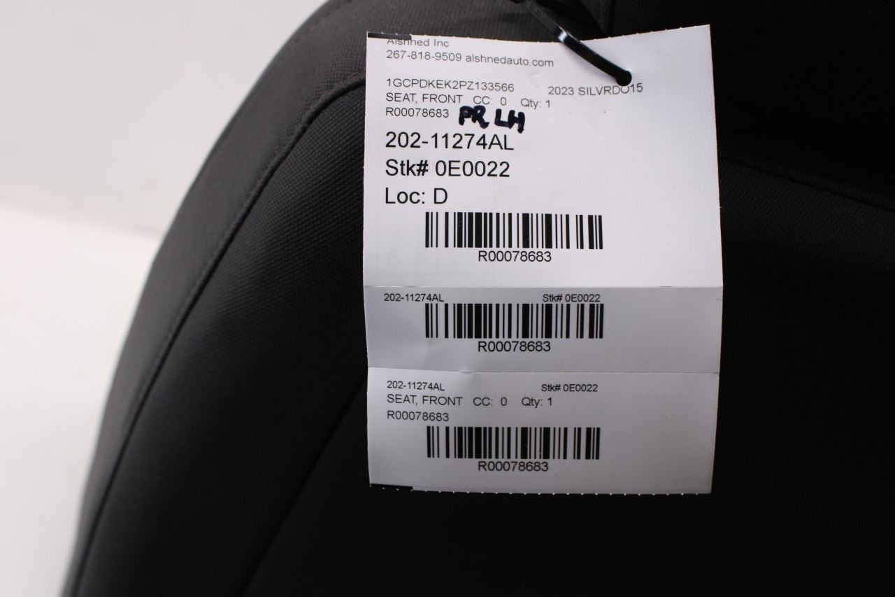 2022-2024 Chevrolet Silverado LT-L 2.7L 4WD Front Driver Left Side Seat Complete - Alshned Auto Parts
