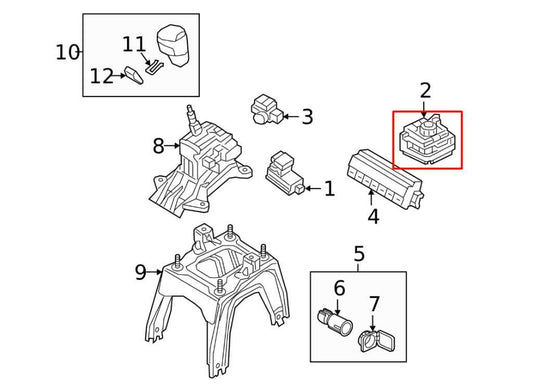 21-23 Mazda CX-9 Grand Touring Center Console Audio Media Control Switch *ReaD* - Alshned Auto Parts
