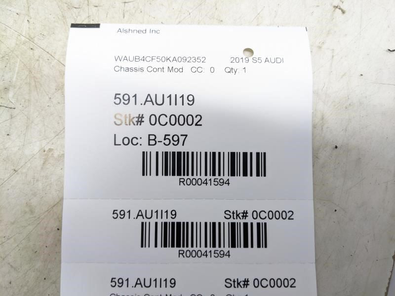 18-19 Audi S5 Premium 3.0L BCM Body Control Module Fuse Relay Box 8W0-907-063-DG - Alshned Auto Parts