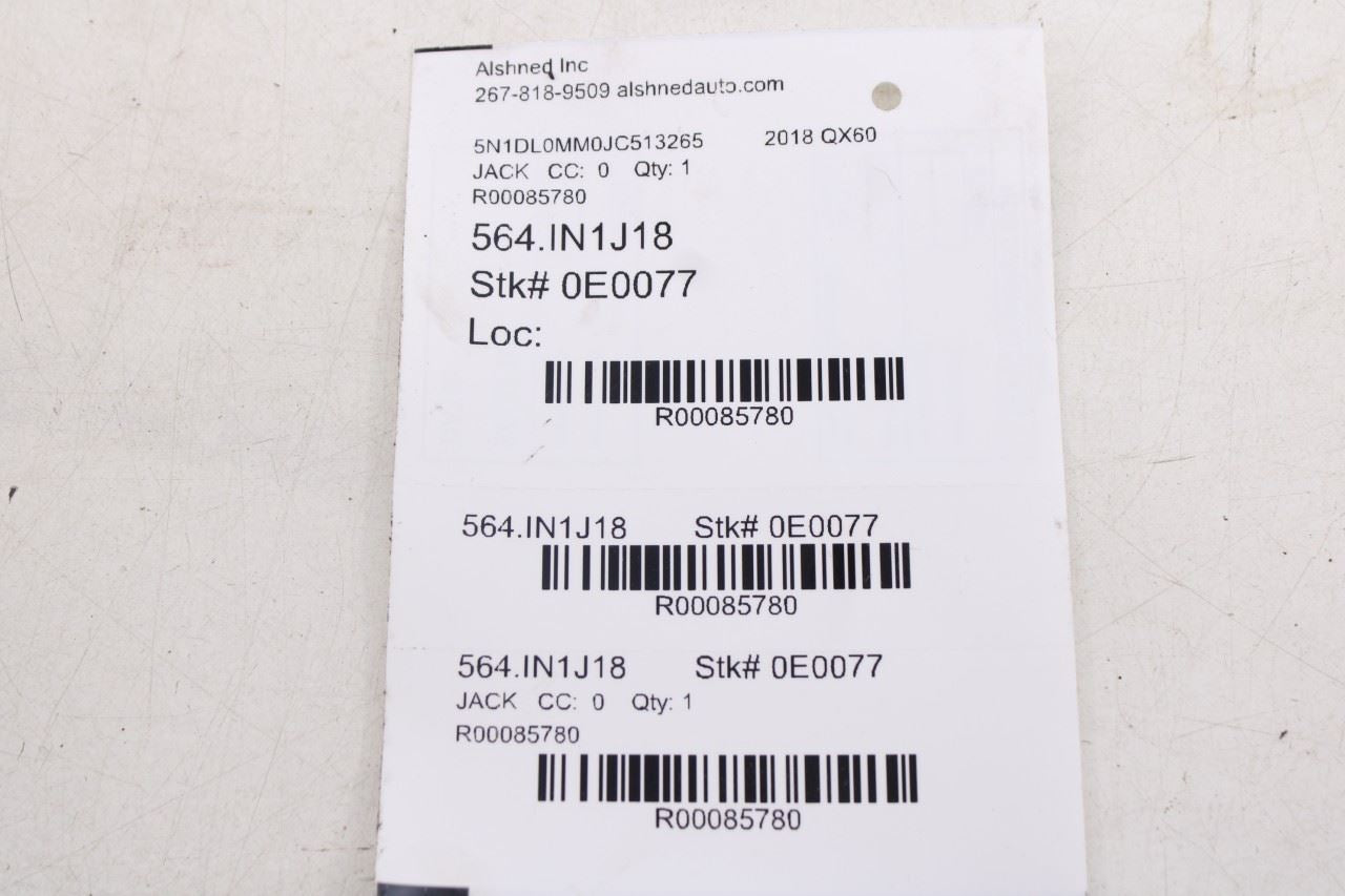 14-20 Infiniti QX60 3.5L AWD Lift Jack and Tool Kit and Tools Bag 995503JA1A OEM15