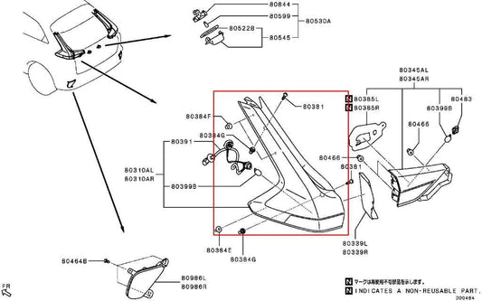 22-25 Mitsubishi Eclipse Cross ES Rear Left Driver Side Tail Light Lamp 8330B329 - Alshned Auto Parts