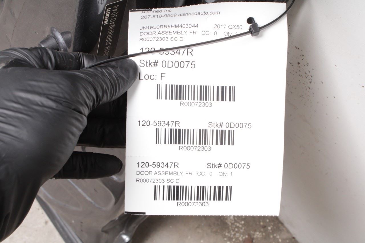 2014-2017 Infiniti QX50 Front Right Side Door Shell Panel HMA0M-3WVMA OEM *ReaD* - Alshned Auto Parts