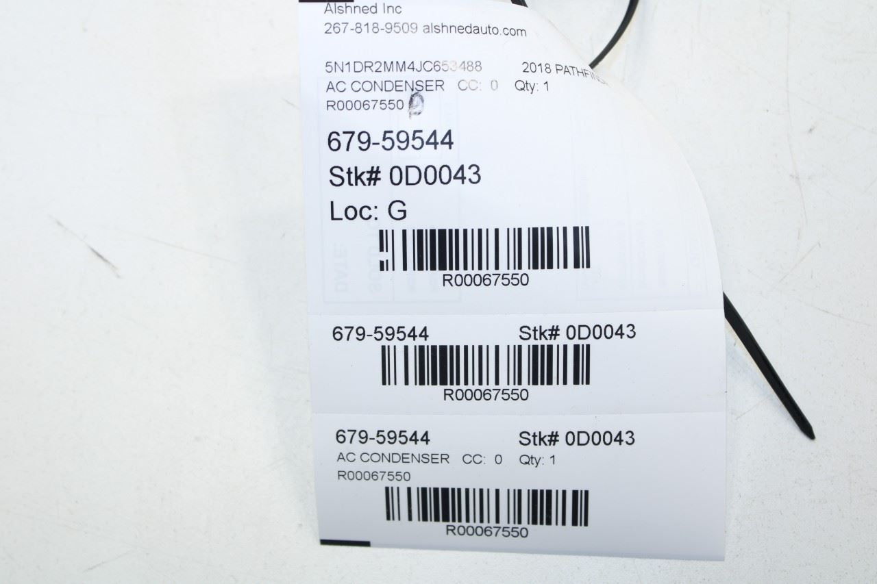 2013-2020 Nissan Pathfinder SV A/C Air Conditioning Condenser 92100-3JA0A *ReaD* - Alshned Auto Parts