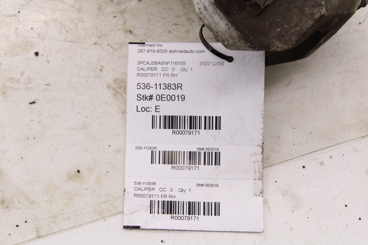 2020-2025 Infiniti QX50 LUXE Front Right Side Brake Disc Caliper 41001-4GS0B OEM - Alshned Auto Parts