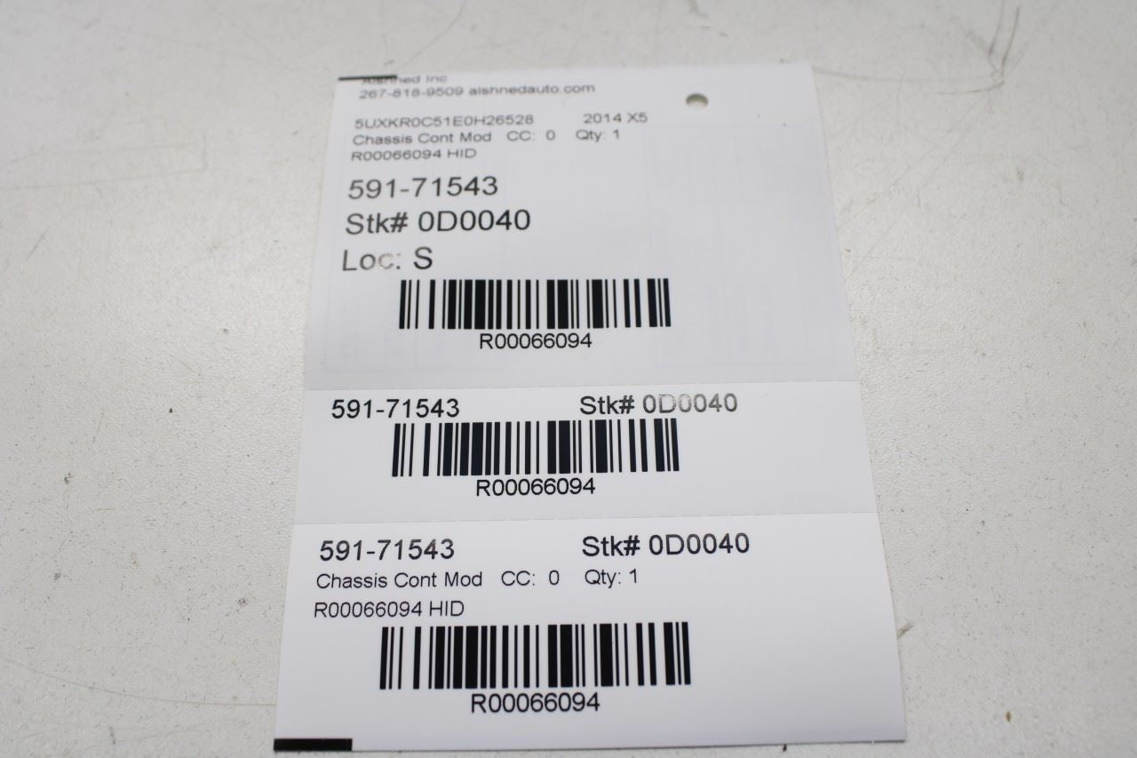 2014-18 BMW X5 xDrive35i Front RH or LH Xenon HID Headlight Light Driver Module - Alshned Auto Parts