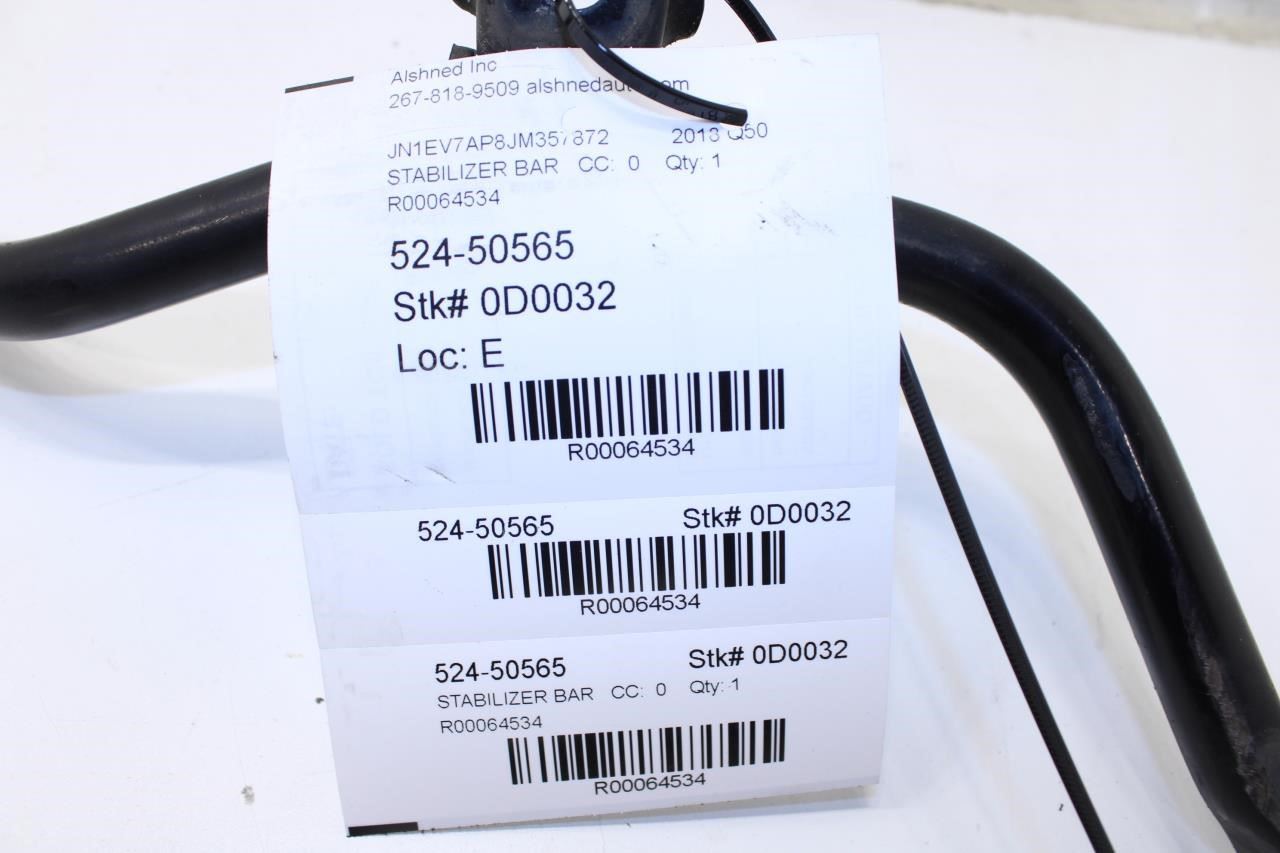 2014-23 Infiniti Q50 Luxe RWD Rear Stabilizer Sway Anti-Roll Bar 56230-1MA0B OEM - Alshned Auto Parts