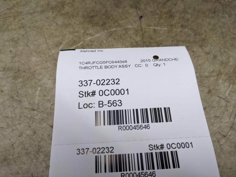 2011-2024 Jeep Grand Cherokee Throttle Body Assembly 51184349AC OEM - Alshned Auto Parts