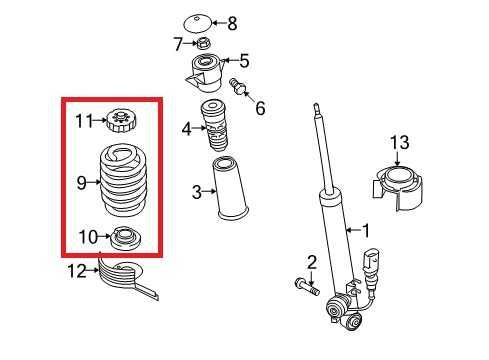 2010-16 Audi S4 Premium Plus AWD Rear Right and Left Coil Spring 8K0-511-115-HB - Alshned Auto Parts