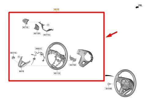 2019-20 Hyundai Santa Fe 2.4L Steering Wheel w/ Control Buttons 56113-S1000 OEM - Alshned Auto Parts