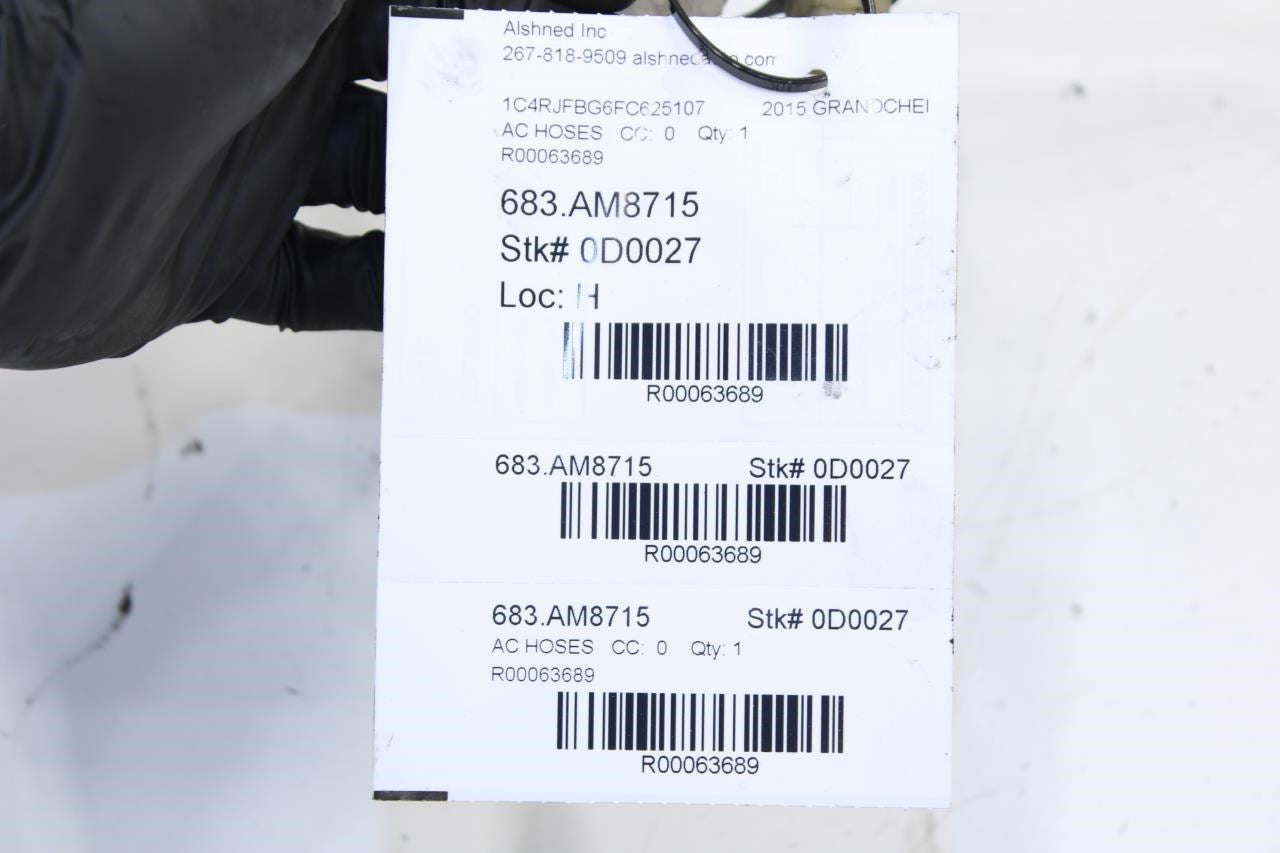 2015-22 Jeep Grand Cherokee AC Air Conditioning Liquid Line Hose 68217213AA OEM - Alshned Auto Parts