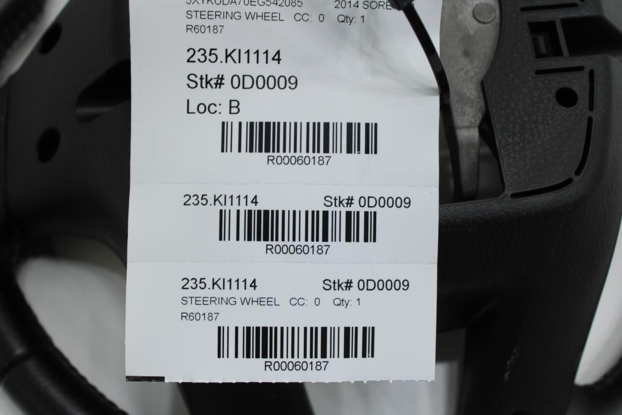 2013-15 Kia Sorento EX Steering Wheel Leather w/ Control Buttons 56130-2P100 OEM - Alshned Auto Parts