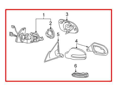 2006-09 Mercedes-Benz CLK 350 3.5L Right Side Rear View Mirror 209-810-04-76 OEM - Alshned Auto Parts