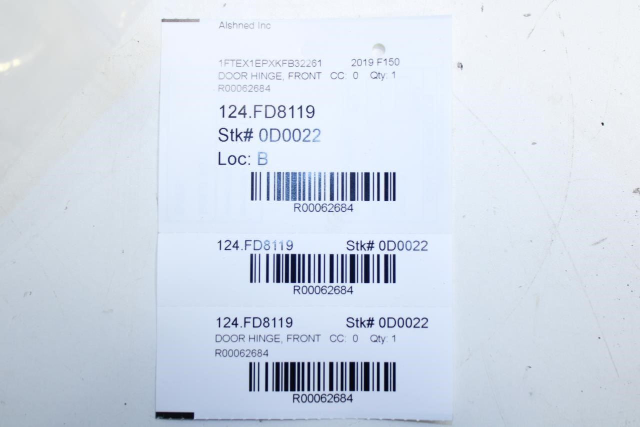 2015-24 Ford F150 XL Front RH Side Door Hinge Upper and Lower FL3Z-1622800-B OEM - Alshned Auto Parts